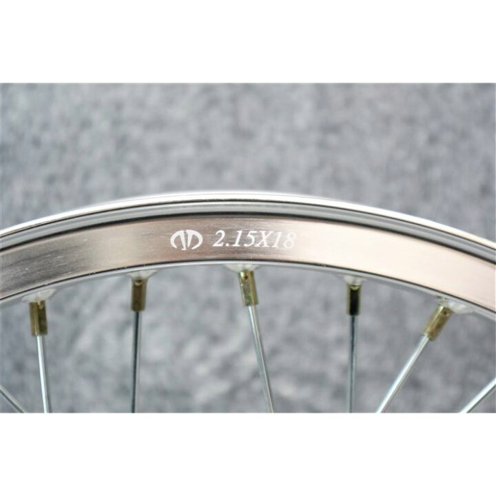 楽天市場】GS400 スポーク ホイール Hリム 銀 前後セット ワイド 