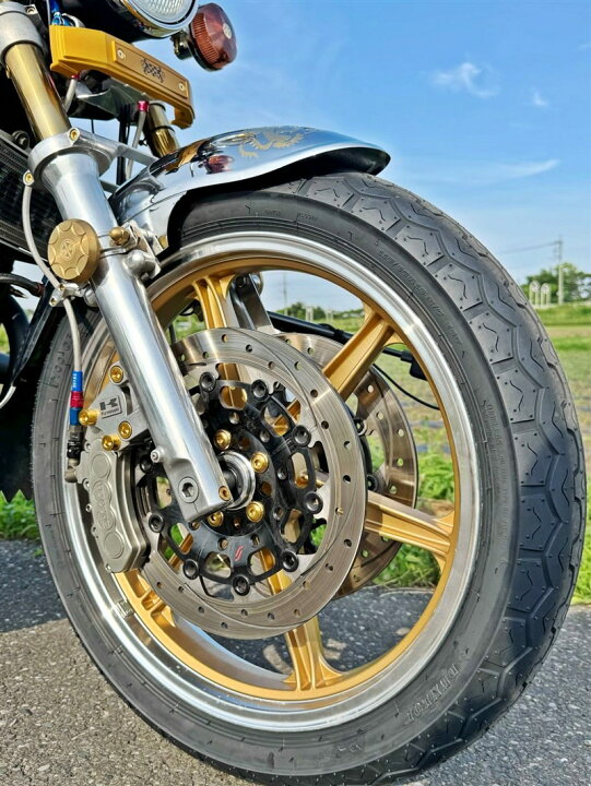 楽天市場】JWL車検対応 ゼファー400 キャストホイール ゴールド 