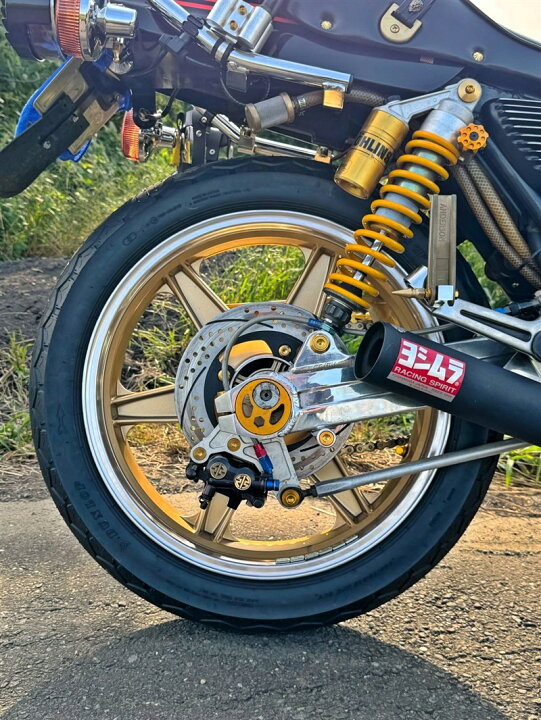 楽天市場】JWL車検対応 ゼファー400 キャストホイール ゴールド 