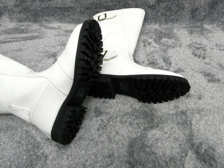 楽天市場】特攻ブーツ 白 24．5cm / レディースサイズ ホワイト  