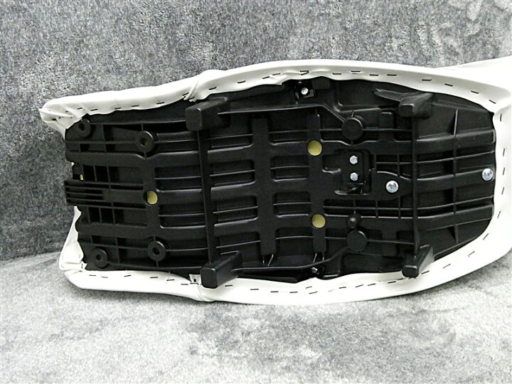 楽天市場】XJR400R 後期 白エナ 60cm 三段シート /補強入り ロング 