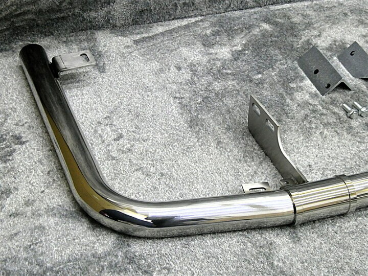 楽天市場】ハイゼット フロントバンパーガード ステンレス /極太50π 
