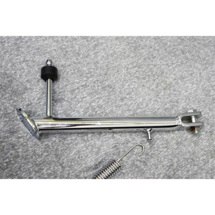 楽天市場】GS400 メッキ サイドスタンド 4cmロング 24cm 