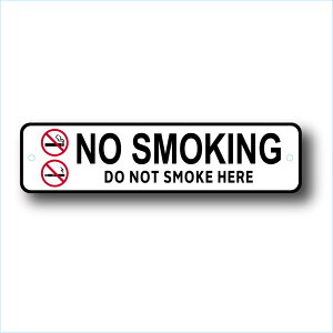 bZ[WTCv[g m[X[LO 28cm7cm NO SMOKING WH