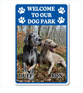 �J�X�^�� �I���W�i�� �h�b�O �p�[�N �T�C���v���[�g Welcome 54cm��36cm DOG PARK BL