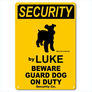 JX^ SECURITY DOGA~TCv[g36cm25cmuMINIATURE SCHNAUZERv
