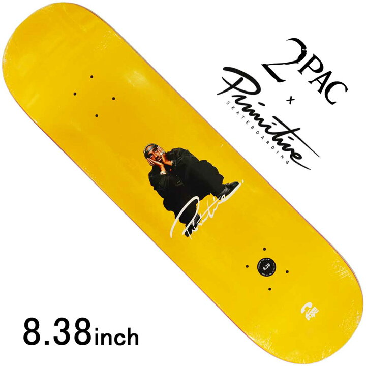 楽天市場 スケボー スケート デッキ スケートボード シグネチャー Primitive プリミティブ X 2pac トゥパック Tupac Shakur Deck 8 38inch 2pac Model ストリート オシャレ ファッション アイテム ブランド デッキ 2パック ツーパック スケートボード専門店カットバック