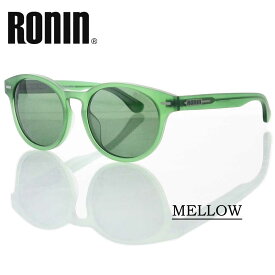 Ronin Eyewear サングラス ロニンアイウエア UVカット プレミアム ARコート 偏光レンズ MELLOW MC.Green Flame/Green Polarized Lens サーフィン スケーボー