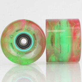 スケートツールサプライ 59mm 80a 3色 スケボー ソフトウィール LED発光 STS Flash Skateboards Soft Wheels 3Color スケートボード ソフト ウィール 光る タイヤ ブランク アーバンスポーツ ストリート パーク ランプ クルーザー 静音 ベアリング付き