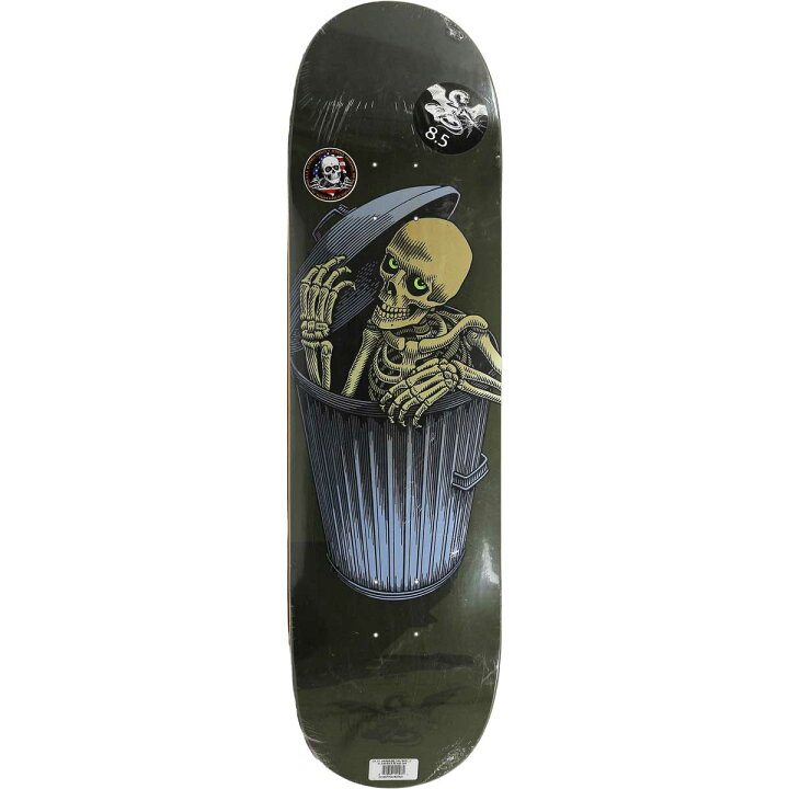楽天市場 パウエル ペラルタ 8 5 インチ スケボー デッキ ガーベージカン スケリー Powell Peralta Garbage Can Skelly スケートボード 都市型アーバンスポーツ ストリート パーク ランプ かっこいい 人気 おすすめ ブランド スケボーデッキ スカル スケートボード専門