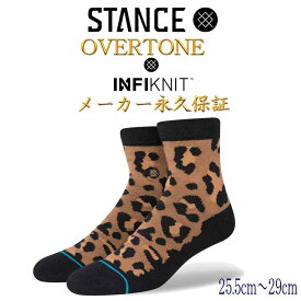 Stance スタンス Stance OVERTONE 靴下 インフィニット 永久保証 Stance Socks OVERTONE 25.5-29cm 子ども 女性 ギフト 男性 彼氏 プレゼント 贈り物 スタンスソックス