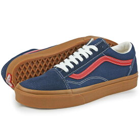 USA企画 バンズ オールドスクール ガムソール ドレスブルー/チリペッパー Vans Old Skool Gumsole Dress Blues/Chili Pepper スケボー スケートボード BMX スポーツ ストリート パーク スケシュー シューズ メンズ 靴 ブランド ファッション スエード キャンバス 並行輸入