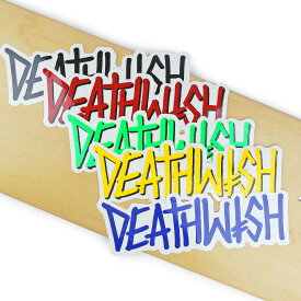 デスウィッシュ スケボー ステッカー ビッグデススプレー 21x7cm Deathwish Big Deathspray シール デカール スケートボード スケボーステッカーストリート パーク ランプ 人気 ブランド おすすめ