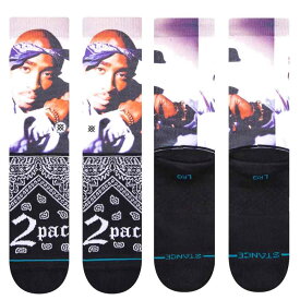 Stance スタンス トゥーパック 靴下 Stance Socks 2PAC MAKAVELI 限定モデル レディース キッズ メンズ 22-29cm ギフト 男性 彼氏 プレゼント 贈り物