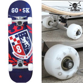 【5～8才用】 GOSK8 7.375x28インチ スケボー コンプリート ゴースケート 28inch 国内企画 スケートボード 完成品 キッズ 子供 子ども こども はじめて 初心者 おすすめ 人気 ブランド GO SK8 子供用