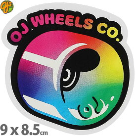 オージェイ スケボー ステッカー 9x8.5cm OJ Wheels Hot Juice Fade Sticker シール デカール ホットジュース スケートボード スケボーステッカーストリート パーク ランプ 人気 ブランド おすすめ