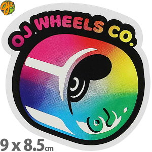 I[WFC XP{[ XebJ[ 9x8.5cm OJ Wheels Hot Juice Fade Sticker V[ fJ[ zbgW[X XP[g{[h XP{[XebJ[Xg[g p[N v lC uh 