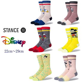 Stance スタンス Stance Socks DISNEY S22-24.5cm L25.5-29cm ファッション 靴下 サーフィン スケートボード スノーボード 男性 ギフト 男性 彼氏 プレゼント 贈り物 ディズニー ミッキー ドナルド ミニー