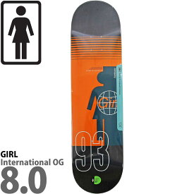 ガール 8.0インチ スケボー デッキ Girl Skateboards Pro Breana Geering International OG Deck スケートボード プロ ブレアナギーリング アーバンスポーツ ストリート パーク ランプ 人気 おすすめ ブランド カットバック スケボーデッキ