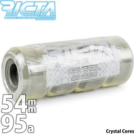 リクタ 54mm 95a スケボー ウィール Ricta Crystal Cores Skateboard Wheels スケートボード タイヤ クリスタルコア ストリート パーク ハードウィール 人気 おすすめ ブランド カットバック スケボーウィール