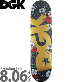 DGK 8.06インチ スケボー デッキ Premium Foil Deck スケートボード ブレスト プレミアムフォイル アーバンスポーツ ストリート パーク ランプ 人気 おすすめ かっこいい ブランド カットバック スケボーデッキ
