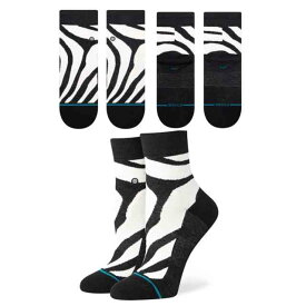 Stance スタンス Stance ZE QTR 靴下 インフィニット 永久保証 Stance Socks ZEBRA QTR 22-25cm 子ども 女性 ギフト 男性 彼氏 プレゼント 贈り物 スタンスソックス