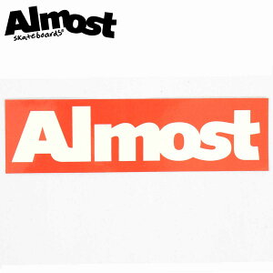 XP{[ XP[g fbL XP[g{[h uh XebJ[ ALMOST SKATEBOARDS V[ Red Bar Sticker Xg[g IV t@bV ACe