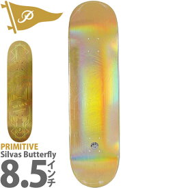 プリミティブ 8.5インチ スケボー デッキ Primitive Skateboards Pro Miles Silvas Holofoil Butterfly Deck プロ マイルスシルバス ホロフォイル バタフライ デッキ スケートボード アーバンスポーツ ストリート パーク ランプ 板 ブランド カットバック スケボーデッキ