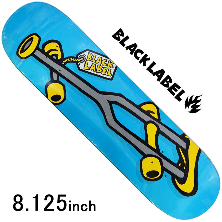 楽天市場 スケボー スケート デッキ スケートボード シグネチャーblack Label ブラックレーベル 板og Crutch Blue 8 125inchストリート オシャレ ファッション アイテム エレファント スケートボード専門店カットバック