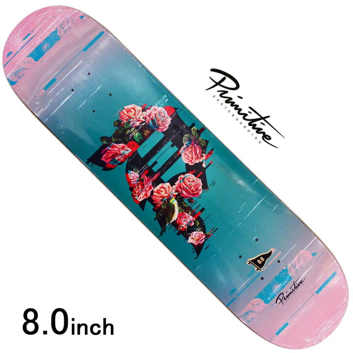 楽天市場 スケボー スケート デッキ スケートボード チームprimitive プリミティブ 板team Dirty P Glitch Deck 8 0inchストリート オシャレ ファッション アイテム ブランド デッキ スケートボード専門店カットバック