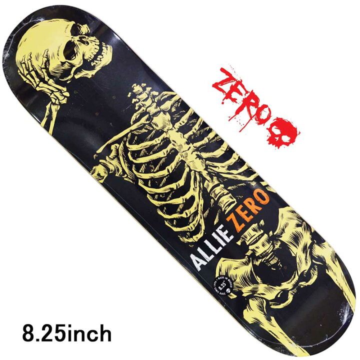 楽天市場 スケボー スケート デッキ スケートボード カリフォルニア Zero Skateboards ゼロ スケートボード 板 Zero Allie Headcase 8 25inch Jon Allie Pro Model スケートボード専門店カットバック