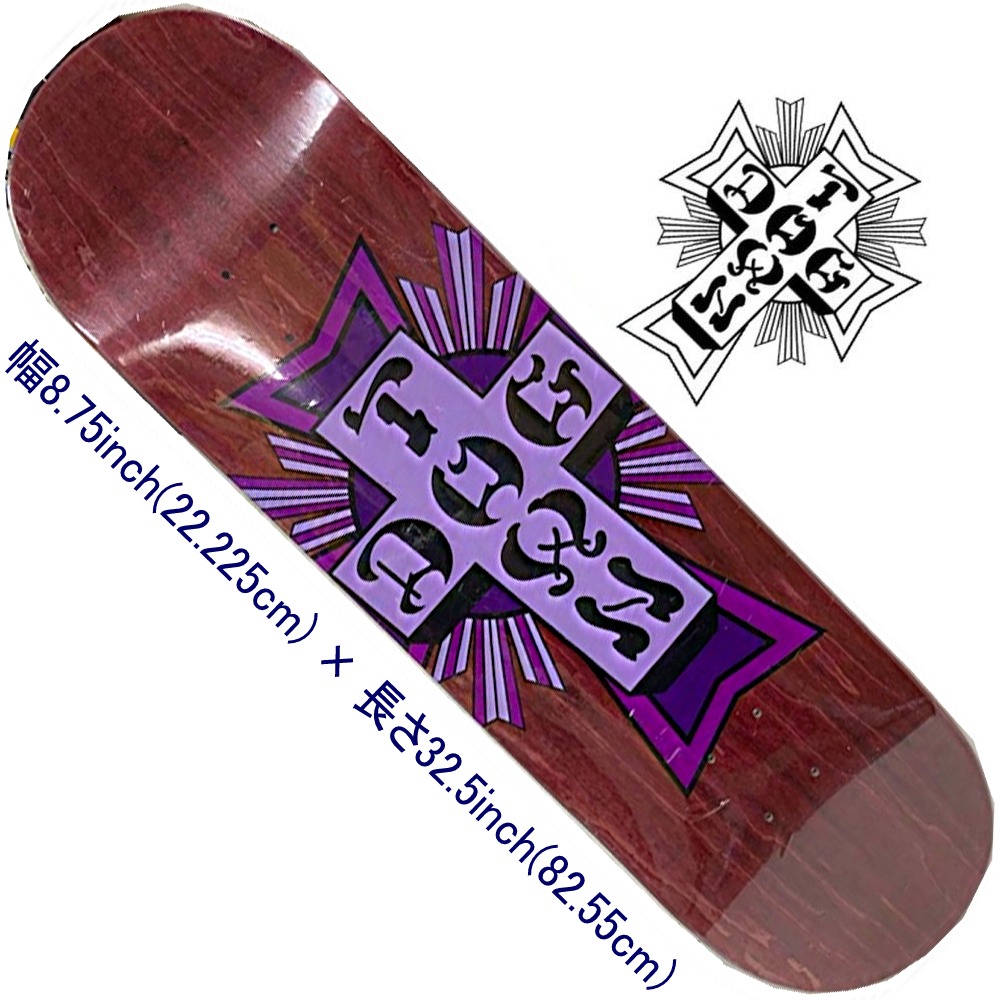 スケボー スケート デッキ スケートボード DOG TOWN ドッグタウン Dogtown Street Cross Logo Deck deck  8.75inch | スケートボード専門店カットバック