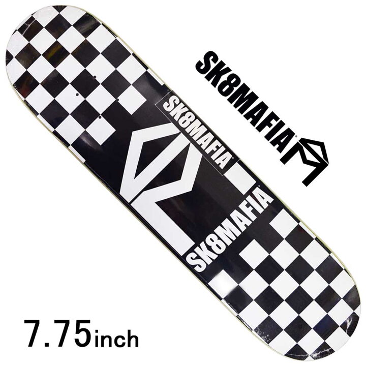 楽天市場】【ラスト1本】 スケートマフィア 7.75インチ スケボー 