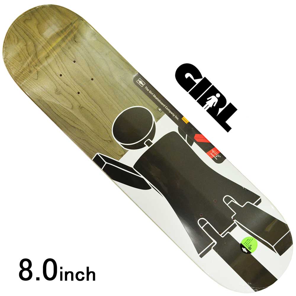 ガール 8.0インチ スケボー デッキ Girl Skateboards Pro Griffin Gas Marionettes Deck  スケートボード プロ グリフィンガス アーバンスポーツ ストリート パーク ランプ 人気 おすすめ ブランド カットバック スケボーデッキ | 