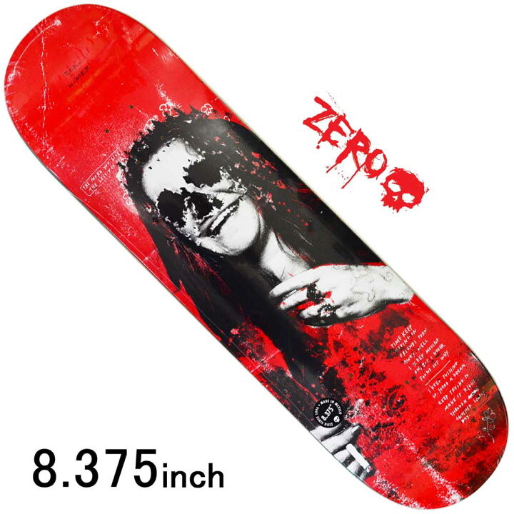 楽天市場】ゼロ 8.375インチ スケボー デッキ Zero Skateboards 27CLUB  