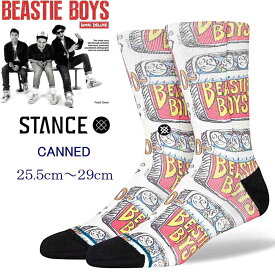 Stance Stance Socks Canned 靴下 極上素材 25.5-29.0cm スタンスソックス ビースティーボーイズ ラップ ミュージシャン 男性 ギフト 女性 彼氏 プレゼント 贈り物