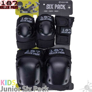 187 XP{[ LbYveN^[ q Killerpads Junior Six Pack Black qW qU  3_Zbg L[pbh XP[g{[h p[N v WjA [X q w wN c 