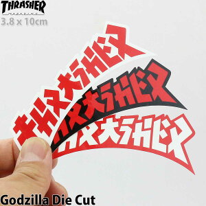 XP{[ XP[g XebJ[ XbV[ SW _CJbg Thrasher Godzilla Die Cut Sticker XP[g{[h V[ fJ[ uh XP{[ XP[g XebJ[  AEghA  