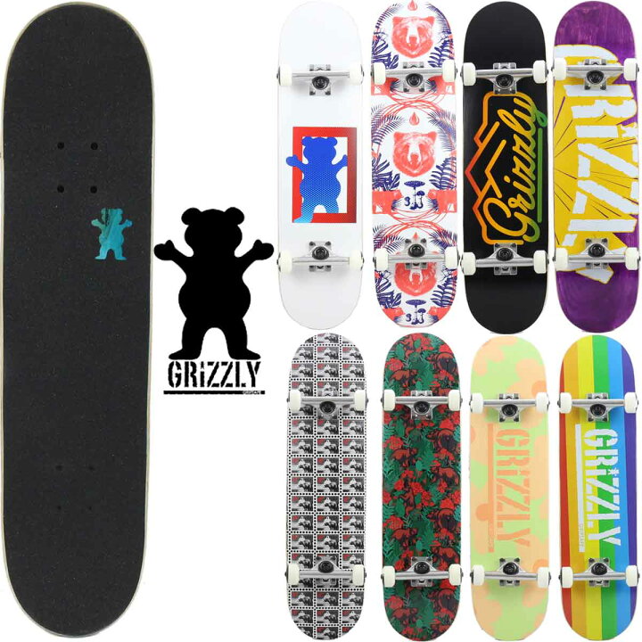 楽天市場】スケートボード 純正 GRIZZLY グリズリー Complete 8.0  