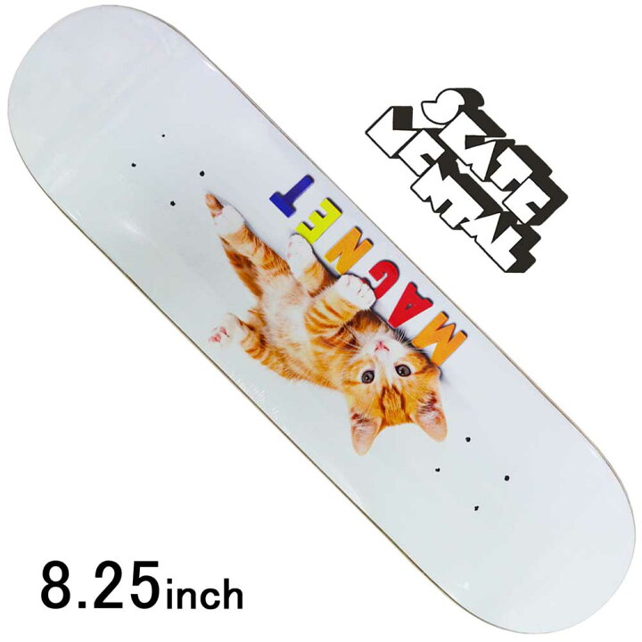 楽天市場 スケボー スケート デッキ スケートボードskate Mental スケートメンタル 板pussy Magnet 8 25inchストリート オシャレ ファッション アイテム Ss904 スケートボード専門店カットバック