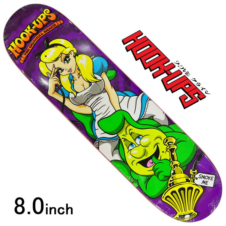 希少☆フックアップス Hook Upsスケートボード Skateboardデッキ（楽天 
