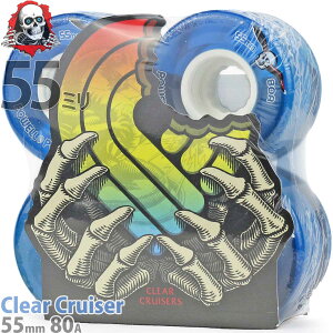 yAEgbgzpEG y^ 55mm 80A XP{[ \tgEB[ NAN[U[ u[ Powell Peralta Clear Cruiser Skateboard Wheels Blue XP[g{[h \tg X  ^C Jbgob