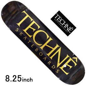 テクネ 8.25インチ スケボー デッキ 単品 Techne Skateboards Team Series OG Logo スケボーデッキ スケートボード 彫 タトゥーアートグラフィック