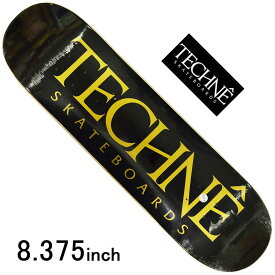 テクネ 8.375インチ スケボー デッキ 単品 Techne Skateboards Team Series OG Logo スケボーデッキ スケートボード 彫 タトゥーアートグラフィック