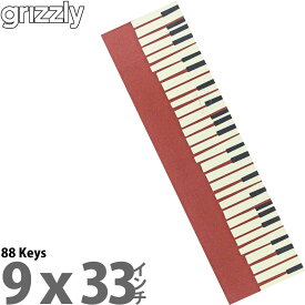 グリズリー スケボー デッキテープ Grizzly 88 Keys Griptape Sheet Skateboard 9x33インチ キーボード ピアノ オルガン 鍵盤 スケートボード スケボーグリップテープ ブランド パーツ おしゃれ ザラザラ 柄 滑り止め 国内正規品 カットバック