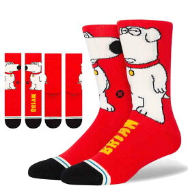 Stance Socks FAMILY GUY メンズ L 25.5-29.0cm アメリカンコミック ミュージシャン ヒップホップ バスケットボール メンズ 靴下 ソックス ギフト 男性 彼氏 プレゼント 贈り物 Stance スタンス