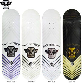 モナーク プロジェクト 7.75/8.0/8.25インチ スケボー デッキ Monarch Project Skateboard Pro Sky Brown Horus スケートボード ブランド スケボー女子 スケボーデッキ カットバック 板