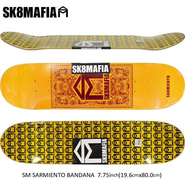楽天市場】スケートマフィア 7.75インチ スケボー デッキ SK8MAFIA 