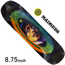 【ラスト1本】 マッドネス 8.75インチ スケボー デッキ Madness Skateboards Pro Sam Beckett Face Plant Impact Light Deck スケートボード 板 プロ サムベケット インパクトライト