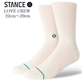 Stance スタンス Stance Socks LOVE CREW 靴下 キッズ レディース S 22cm-29.0cm メンズ L 25.5-29.0cm ギフト 男性 女性 彼氏 彼女 プレゼント 贈り物 父の日ギフト プレゼント 父の日